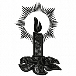 Clock Embroidery Design 3